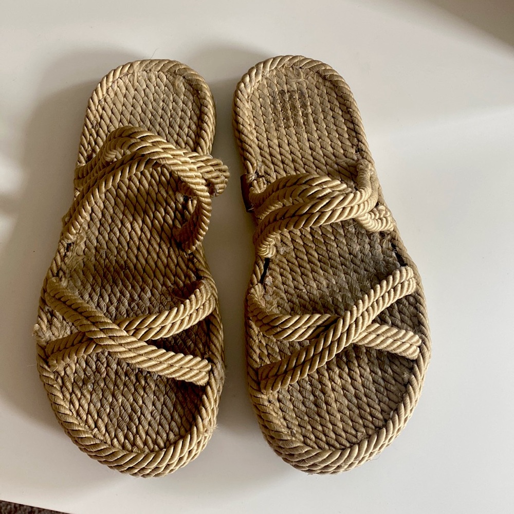 Rush Mat Slippers
